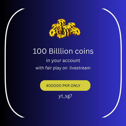 100 Billion Coins In Your Account